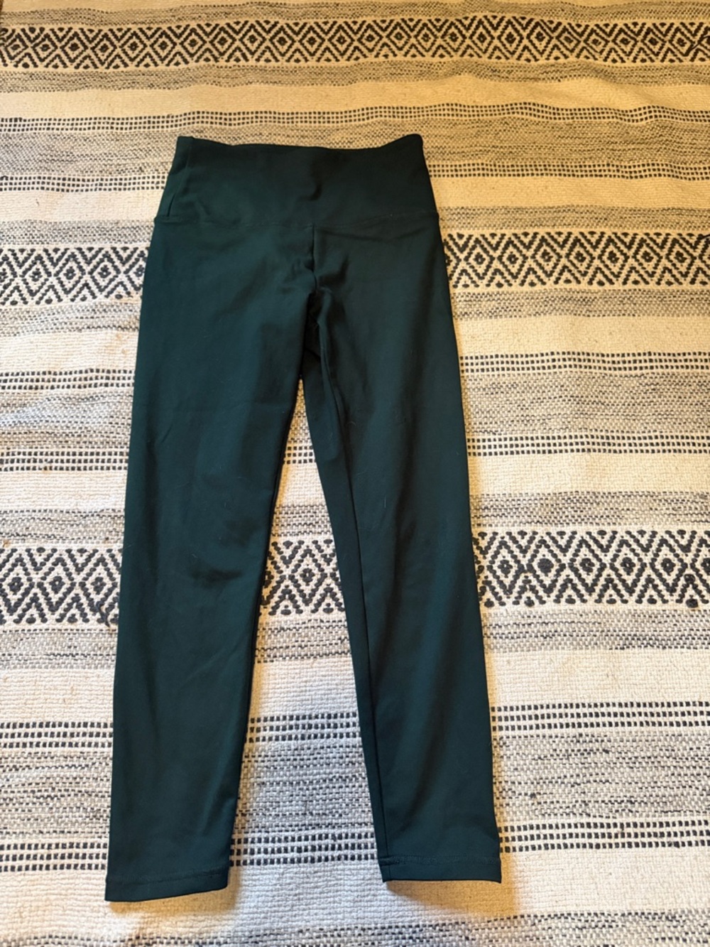 Zobha Dark Green High-Waist 7/8 Leggings